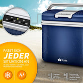 Koelbox Elektrisch – 12V en 230 volt - Coolbox - Frigobox - 24L – Blauw